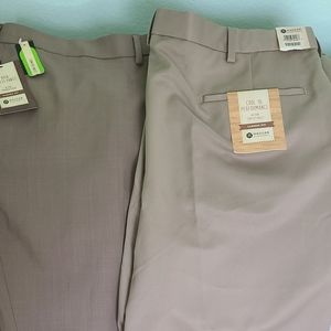 LOT of 2 Haggar men's pants, NWT 46W x 30L